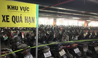 Hàng trăm xe máy 'nằm vạ' nhiều năm ở sân bay Tân Sơn Nhất
