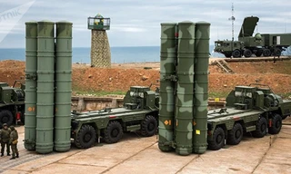 Hệ thống phòng không S-400. Ảnh: Sputnik