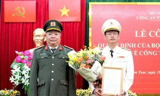 Tiến sĩ luật làm Phó Giám đốc Công an tỉnh Kon Tum