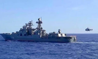 Chủ tịch Trung Quốc Tập Cận Bình (phải) và Tổng thống Nga Vladimir Putin trong cuộc gặp tại thượng đỉnh BRICS năm 2019 ở Brazil. (Ảnh: Reuters)