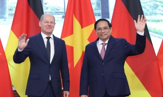 Thủ tướng Phạm Minh Chính tại cuộc họp báo. (Ảnh: Như Ý)