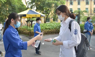 Thí sinh dự thi tốt nghiệp THPT năm 2021 Ảnh Như Ý 