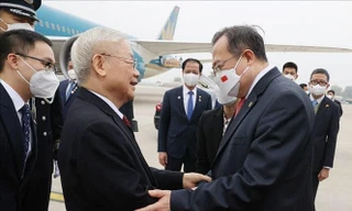 Tổng Bí thư Nguyễn Phú Trọng đến Bắc Kinh, bắt đầu thăm chính thức Cộng hòa Nhân dân Trung Hoa