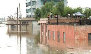 Đây là trận lũ lụt khủng khiếp nhất trong nhiều thập kỉ ở Triều Tiên