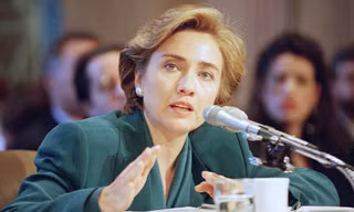 Bà Hillary Clinton vào năm 1993