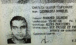 Chứng minh thư của Mohamed Lahouaiej Bouhlel được tìm thấy tại hiện trường vụ tấn công