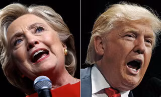 Hai ứng viên Tổng thống Mỹ Hillary Clinton và Donald Trump