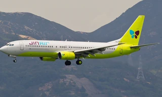 Một chiếc máy bay của hãng hàng không Jin Air