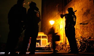 Lực lượng cảnh sát Copenhagen tại hiện trường.