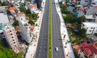 Cận cảnh đường 1.200 tỷ đồng ở quận Long Biên sắp về đích 