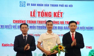 Hà Nội trao giải cuộc thi viết về Bảo vệ môi trường lần thứ III