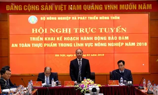 Bộ NN&PTNT tổ chức hội nghị trực tuyến với các địa phương triển khai các chương trình hành động về đảm bảo ATTP năm 2018