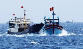 Tàu Trung Quốc nhiều lần xua đuổi tàu cá của ngư dân Việt Nam khi đánh bắt trên ngư trường truyền thống