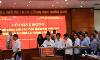 Bộ NN&PTNT phát động ủng hộ bà con vùng lũ, sạt lở miền núi phía Bắc