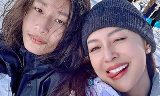 Con trai 16 tuổi cao 1,9 m của Jennifer Phạm và ca sĩ Quang Dũng