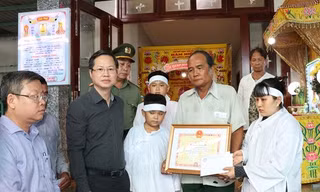 Vụ cháy ở Bình Thuận: Truy tặng Huân chương Dũng cảm cho người phụ hồ