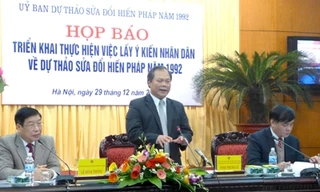 Toàn văn Chỉ thị của Bộ Chính trị về lấy ý kiến nhân dân sửa đổi Hiến pháp