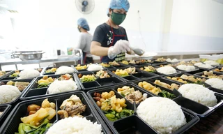 Điều đặc biệt trong nhà bếp trung tâm huấn luyện nghiệp vụ Công an Hà Nội