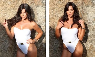 Hoa hậu Vương quốc Anh khoe dáng phồn thực, siêu sexy bên bạn trai