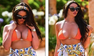 Charlotte Dawson nóng 'rực lửa', không ngừng tình tứ với bạn trai 