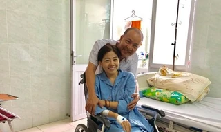 Mai Phương cười tươi lạc quan khi điều trị ung thư ở bệnh viện