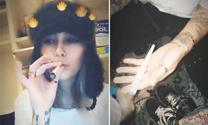 Con gái Michael Jackson gây sốc khi đăng video hút cần sa