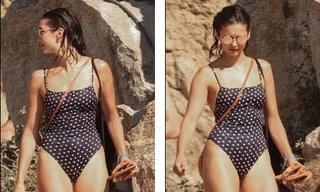 'Thiên thần' người Bulgari khoe vóc dáng nảy nở với bikini 1 mảnh