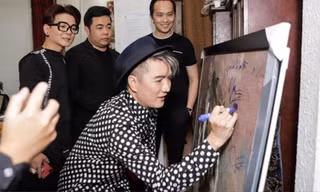 Mr Đàm xin lỗi vì ký tên lên tranh, đáp trả gay gắt những lời miệt thị