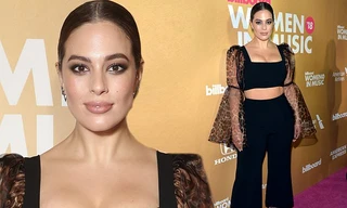 Nàng mẫu ngoại cỡ Ashley Graham đẹp kiêu sa và gợi cảm 