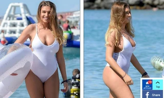 Thể hình 'đốt mắt' của mỹ nhân truyền hình Anh quốc 