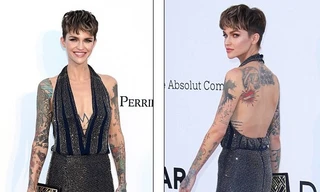 Sao Hollywood mặc váy khoét xẻ bạo, khoe hình xăm khắp người ở Cannes