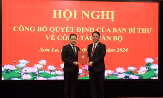 Ông Nguyễn Đình Việt giữ chức Phó Bí thư Tỉnh ủy Sơn La