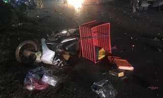 Xe ô tô tải gây tai nạn liên hoàn khiến 3 người thương vong