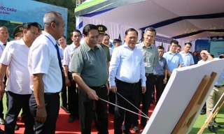 Thủ tướng Chính phủ Phạm Minh Chính dự lễ Khởi công cao tốc Hòa Bình - Mộc Châu