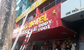 Hiện trường vụ cháy.