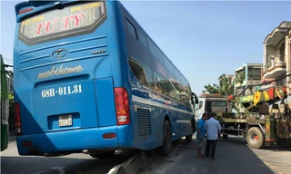 Hiện trường tai nạn.