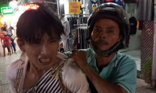 Hiệp sĩ Trần Văn Hoàng bắt nóng tên cướp.