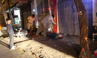 Hiện trường tai nạn.