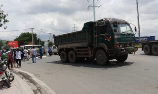 Hiện trường tai nạn.