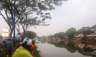 Khu vực người đàn ông nhảy kênh tự tử.