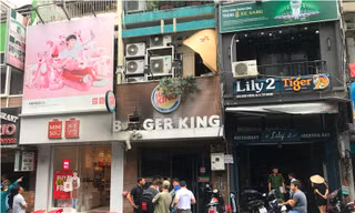 Hiện trường vụ cháy.