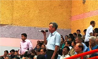 Buổi tiếp xúc cử tri sáng 20/10.