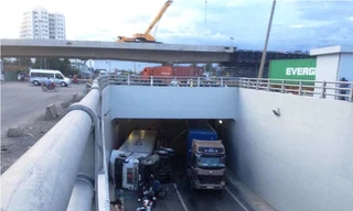 Hiện trường tai nạn.