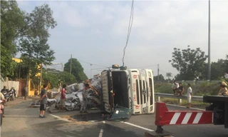 Hiện trường tai nạn.