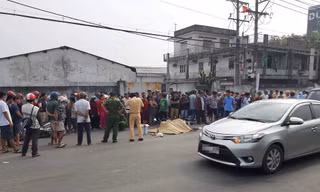 Hiện trường tai nạn.