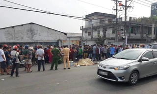 Hiện trường tai nạn.