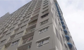 Căn hộ bị cháy nằm trên tầng 6 chung cư.