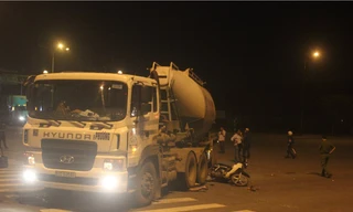 Hiện trường tai nạn.