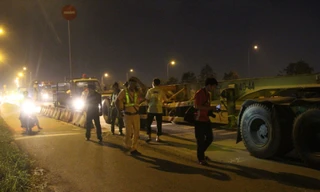 Hiện trường tai nạn.