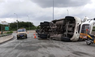 Hiện trường vụ tai nạn.